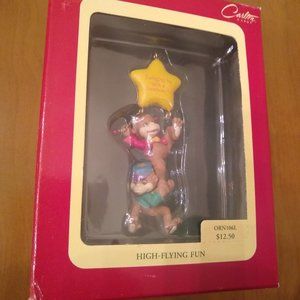 Chimipanzees High Flying Carlton Heirloom Ornnament